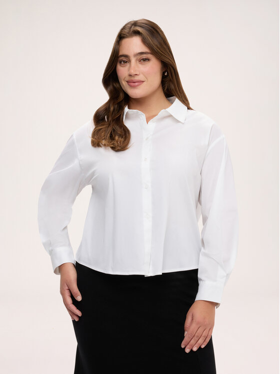 Fiorella Rubino Fiorella Rubino Koszula 5045T001593N011 Biały Regular Fit