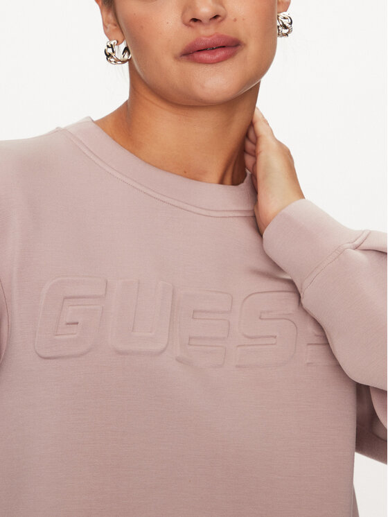 Guess Guess Суитшърт V3BQ15 K7UW2 Розов Regular Fit