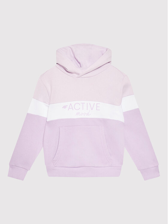 4F 4F Bluză HJL22-JBLD002 Violet Regular Fit