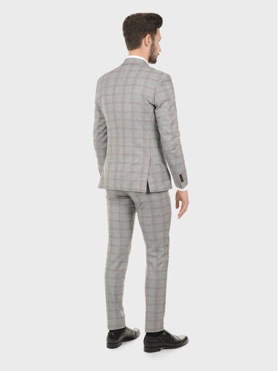 Evenemen Evenemen Marynarka Jocker Red Szary Slim Fit