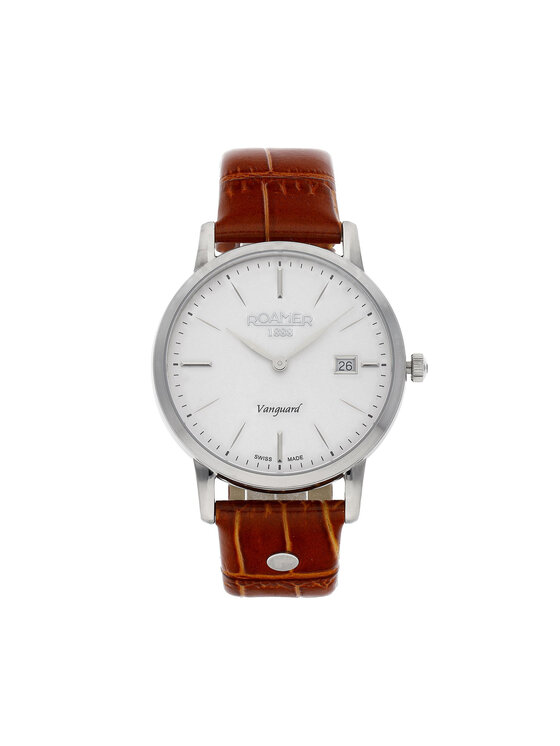 Roamer Roamer Pulkstenis Vanguard Slim Line 979809 41 25 09 Brūns