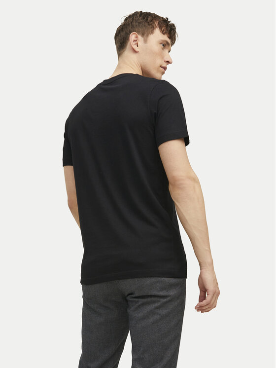 Jack & Jones Jack & Jones Tričko Archie 12217167 Čierna Regular Fit
