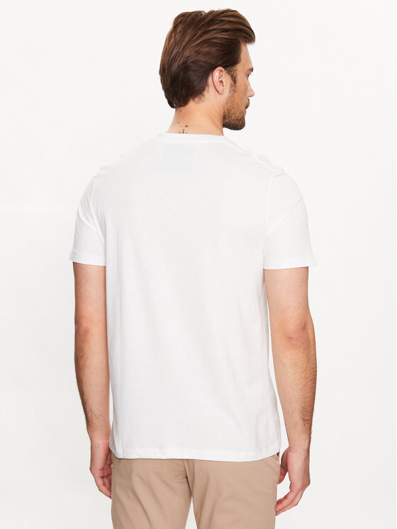 s.Oliver s.Oliver T-Shirt 2129860 Biały Regular Fit