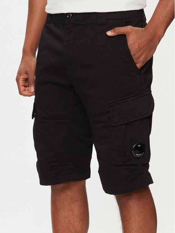 C.P. Company C.P. Company Σορτς υφασμάτινο 16CMBE116A005694G Μαύρο Regular Fit