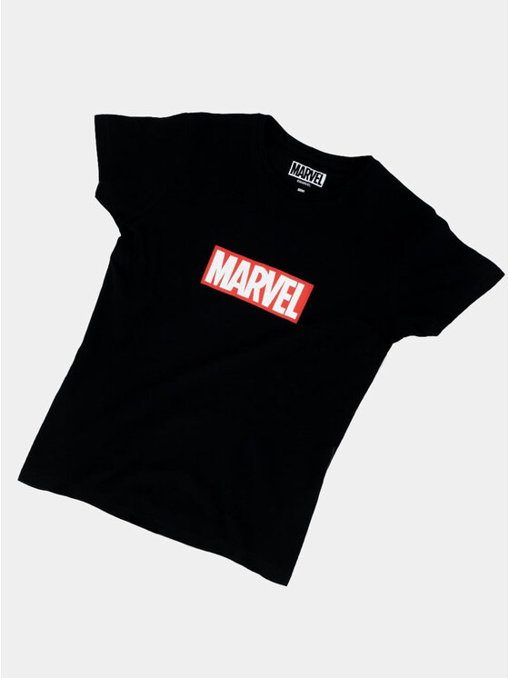 Marvel Marvel T-Shirt 96174 Czarny Regular Fit