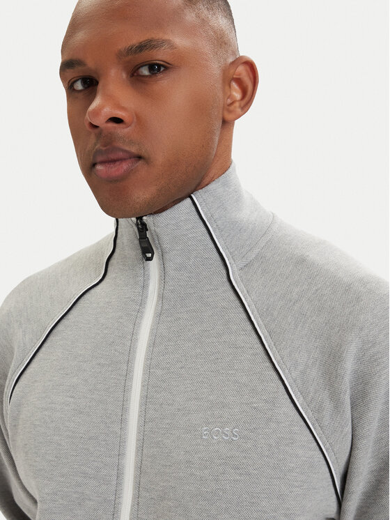BOSS BOSS Dres 50555906 Szary jasny Regular Fit