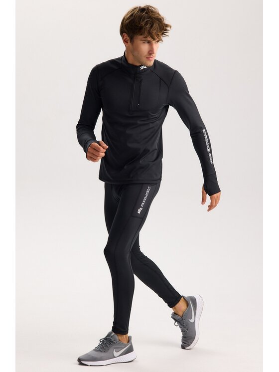 ROUGH RADICAL ROUGH RADICAL Komplet sportowy PRO EXTREME RUN MEN Czarny Slim Fit