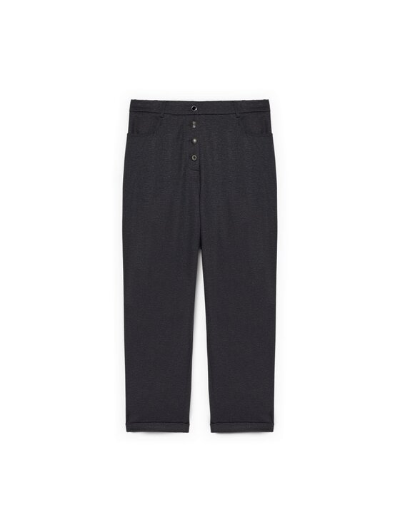 Fiorella Rubino Fiorella Rubino Spodnie materiałowe P847L002258N013 Szary Regular Fit