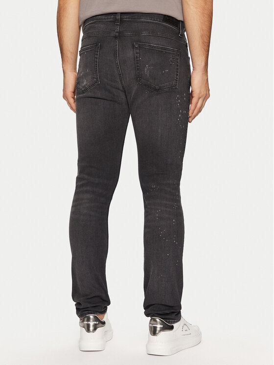 KARL LAGERFELD KARL LAGERFELD Traperice 265801 551832 Crna Slim Fit