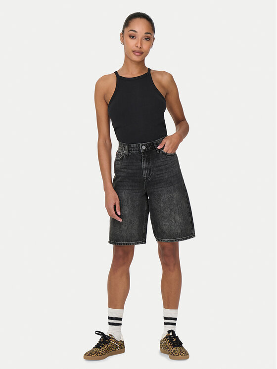 ONLY ONLY Džinsiniai šortai Sonny 15256709 Pilka Regular Fit