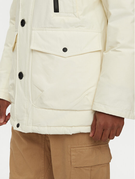 Woolrich Woolrich Hanorac Arctic CFWOOU0866MRUT0001 Écru Regular Fit