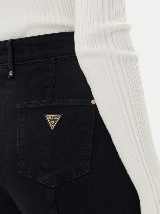 Guess Guess Jeansy W5RA0P D4PZ1 Czarny Skinny Fit