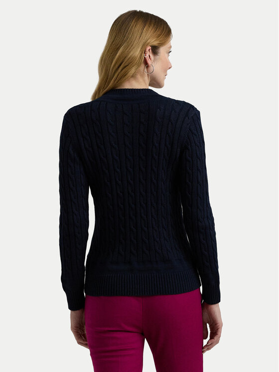 LAUREN RALPH LAUREN Lauren Ralph Lauren Džemper 200888795008 Tamnoplava Regular Fit