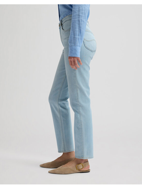 Lee Lee Jeansy 112376631 Niebieski Regular Fit