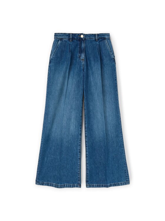Motivi Motivi Jeansy P535Q003774N024 Niebieski Over Fit