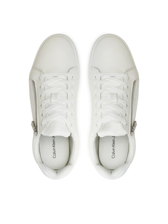 Calvin Klein Jeans Calvin Klein Jeans Sneakers Classic Cupsole Zip Low In YM0YM01254 Alb