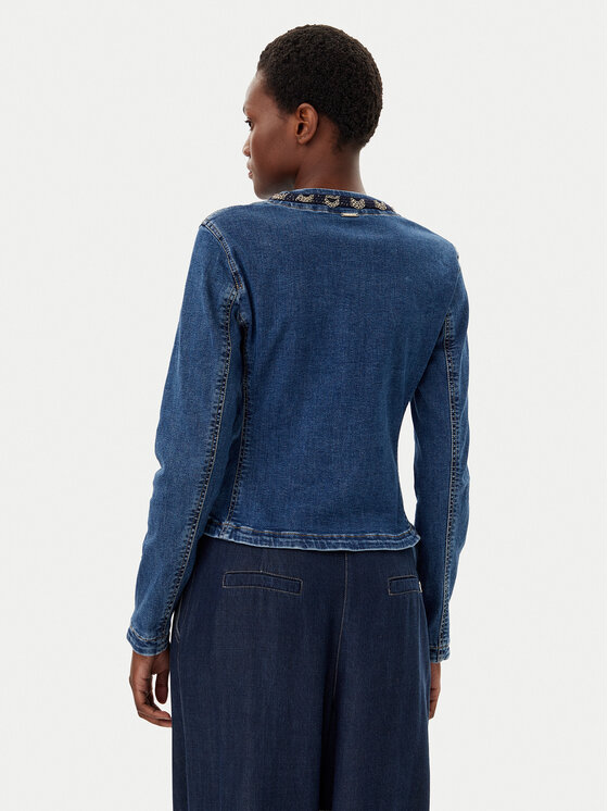 Liu Jo Liu Jo Jeans jakna UA5135 D4448 Modra Regular Fit