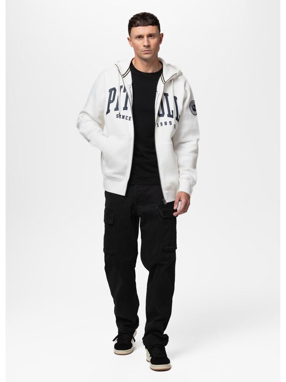 PITBULL PITBULL Bluza NORTON Biały Regular Fit