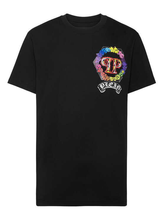 PHILIPP PLEIN PHILIPP PLEIN T-Shirt 21187 Czarny Regular Fit