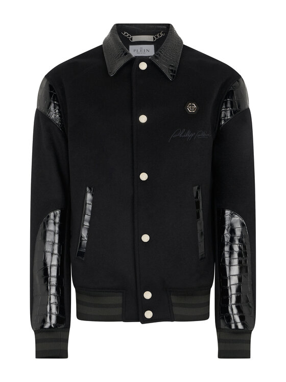 PHILIPP PLEIN PHILIPP PLEIN Kurtka puchowa 31283 Czarny Regular Fit