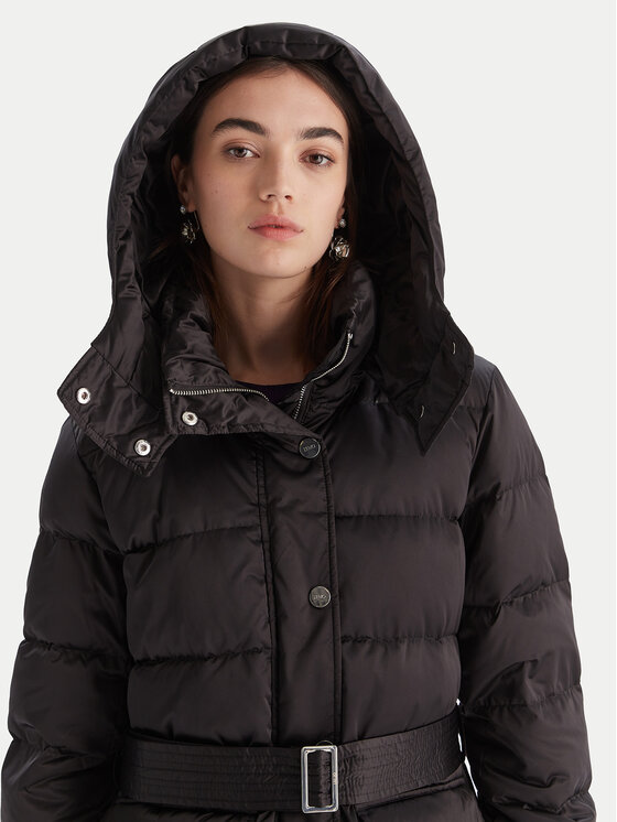 Liu Jo Liu Jo Zimski plašč MF5011 T017A Črna Regular Fit