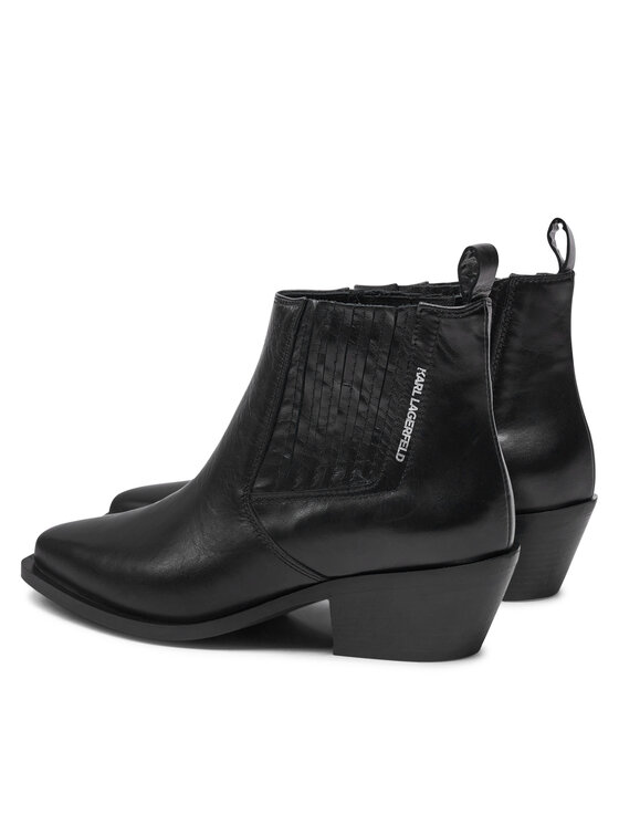 KARL LAGERFELD KARL LAGERFELD Bokacsizma KL33244 Fekete