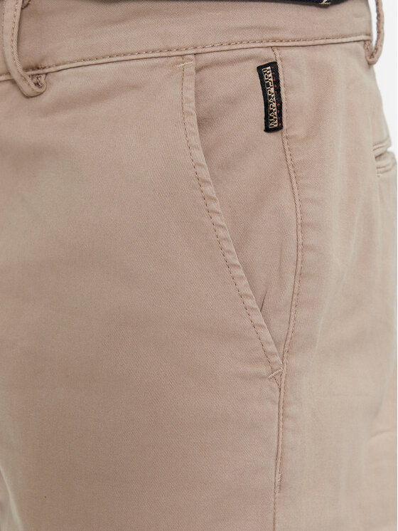 Napapijri Napapijri Chinosy Puyo NP0A4H1F Beżowy Slim Fit