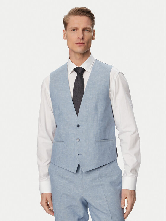 HUGO HUGO Kostiumas Henry 50559672 Mėlyna Slim Fit