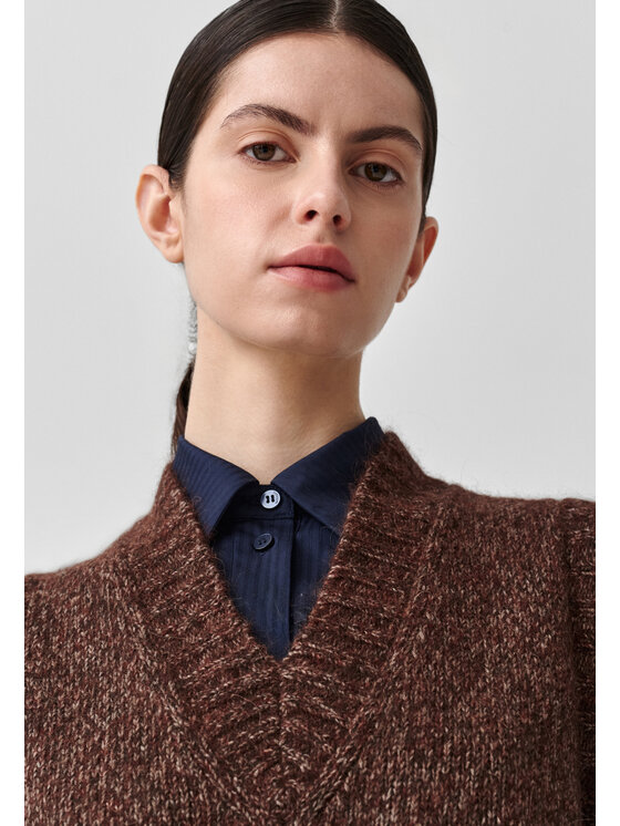 TATUUM TATUUM Kamizelka NUTI Brązowy Classic Fit