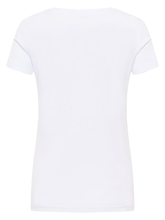 Mustang Mustang T-Shirt ALINA Biały Regular Fit