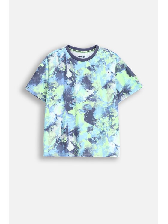 Lemon Explore Lemon Explore T-Shirt WL5143201ACB-022 Kolorowy Regular Fit
