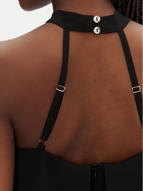 Rinascimento Rinascimento Salopetă CFC0124143003 Negru Regular Fit