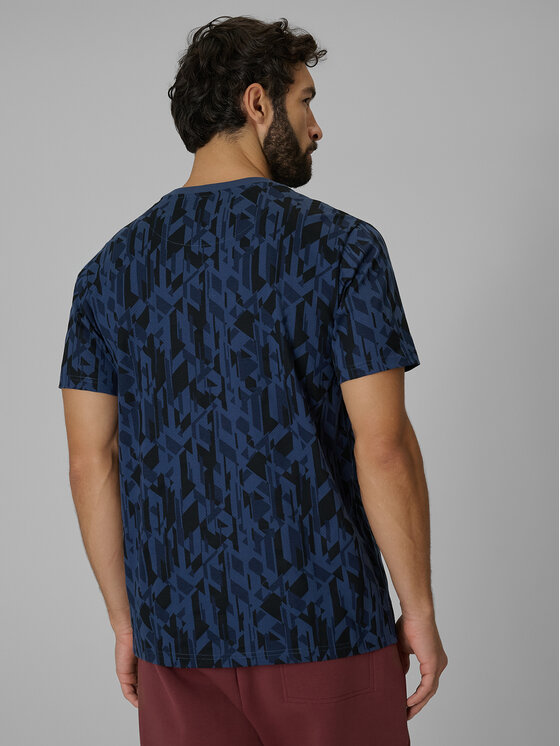 4F 4F T-Shirt ESSENTIALS Granatowy Regular Fit