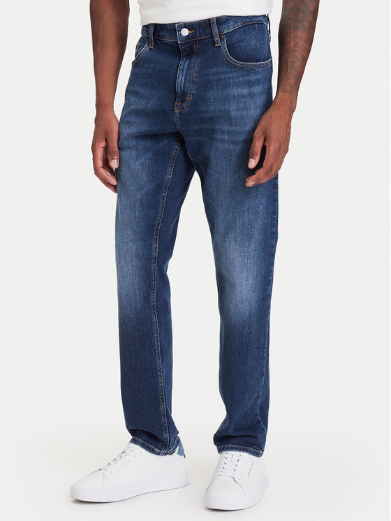 Tommy Jeans Tommy Jeans Τζιν Austin DM0DM23913 Σκούρο μπλε Slim Fit
