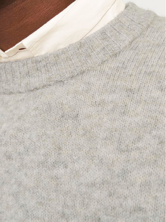 Jack&Jones Jack&Jones Пуловер Rollie 12215468 Сив Relaxed Fit