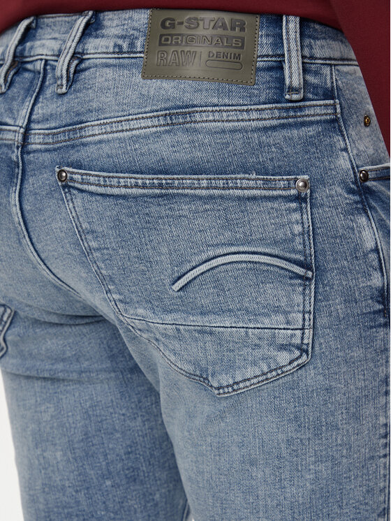 G-Star Raw G-Star Raw Jeansy Revend FWD D20071-D441 Modrá Skinny Fit