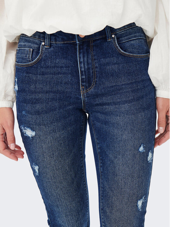 ONLY ONLY Blugi 15259128 Bleumarin Skinny Fit