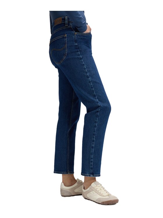 Lee Lee Jeansy 112386138 Niebieski Straight Leg