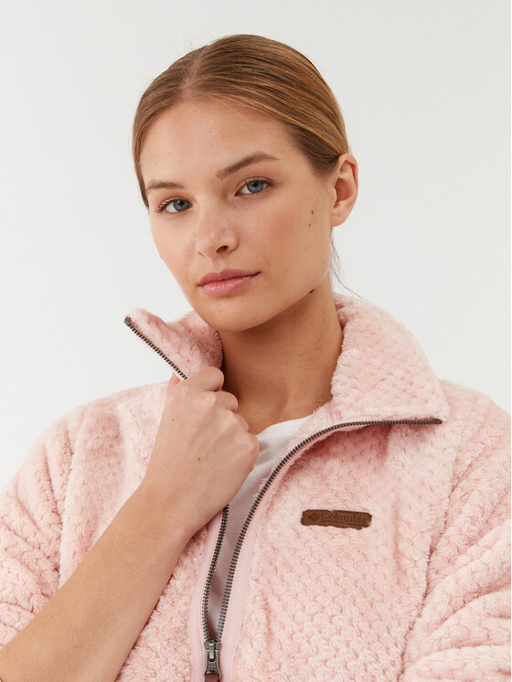 Columbia Columbia Felpa di pile Fire Side™ II Sherpa FZ 1819791 Rosa Regular Fit