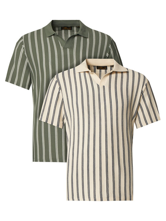 Jack & Jones Jack & Jones Komplet koszulek polo Blu Harry 12305044 Kolorowy Regular Fit