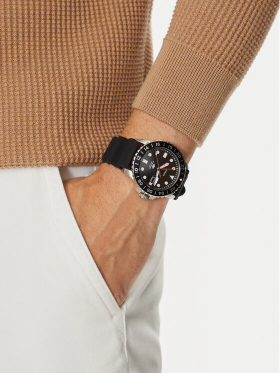 Fossil Fossil Orologio Blue GMT FS6036 Nero