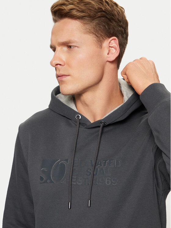s.Oliver s.Oliver Суитшърт 2150161 Сив Regular Fit