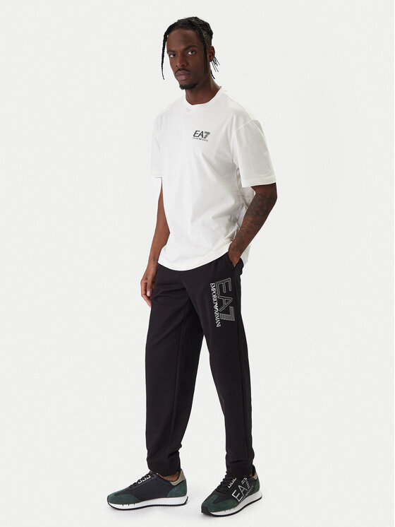 EA7 Emporio Armani EA7 Emporio Armani T-krekls 7M001327 AF17789 U0004 Écru Relaxed Fit