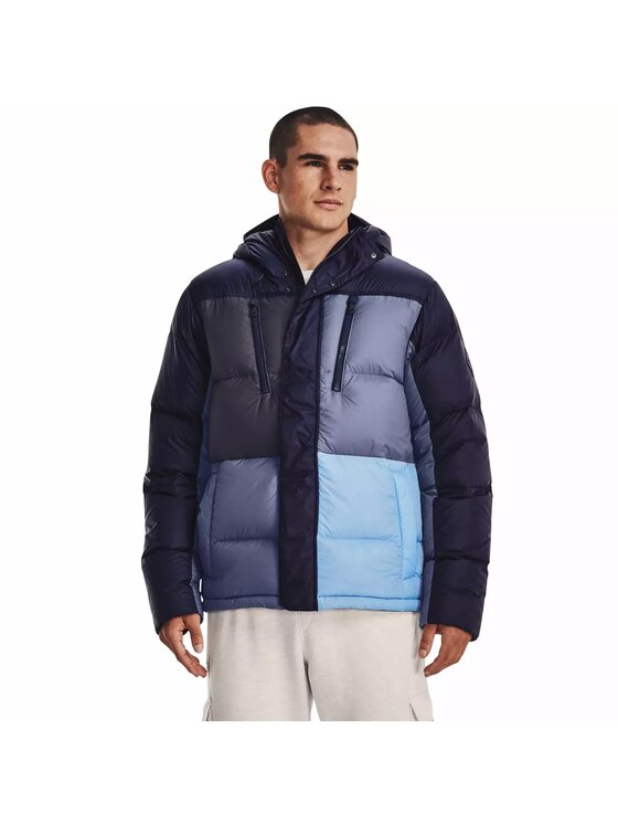 Under Armour Under Armour Kurtka zimowa UA CGI Down Blocked Jkt Niebieski Loose Fit