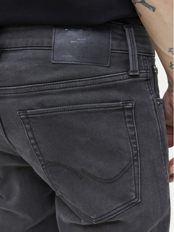 Jack & Jones Jack & Jones Jeansy Mike Fox 12278115 Černá Tapered Fit