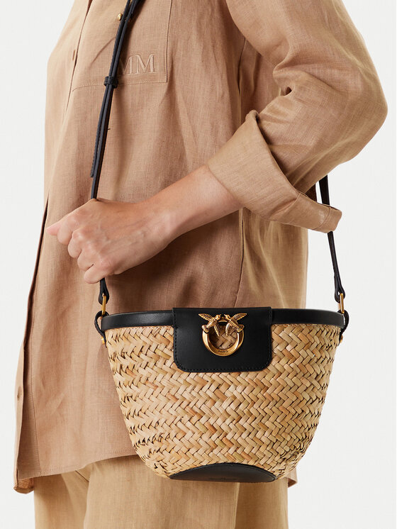 PINKO PINKO Torbica Love Summer Bucket PE 25 PLTT 103325 A1RL Bež