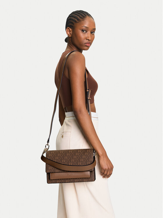 TOUS TOUS Сумка Audree Tous Buckles Silhouette 2002204143 Коричневий