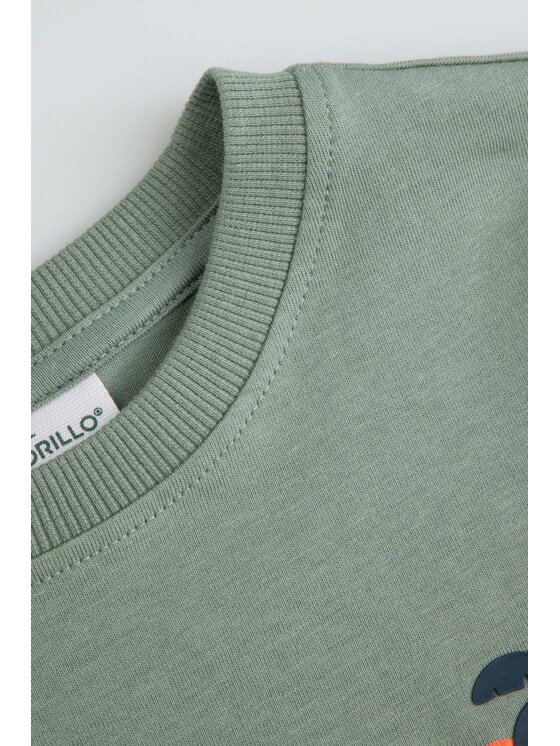 Coccodrillo Coccodrillo T-Shirt WC6143204TBK-011 Zielony Regular Fit