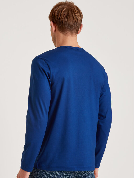 Calida Calida Pyžamový top 15884 Modrá Comfortable Fit