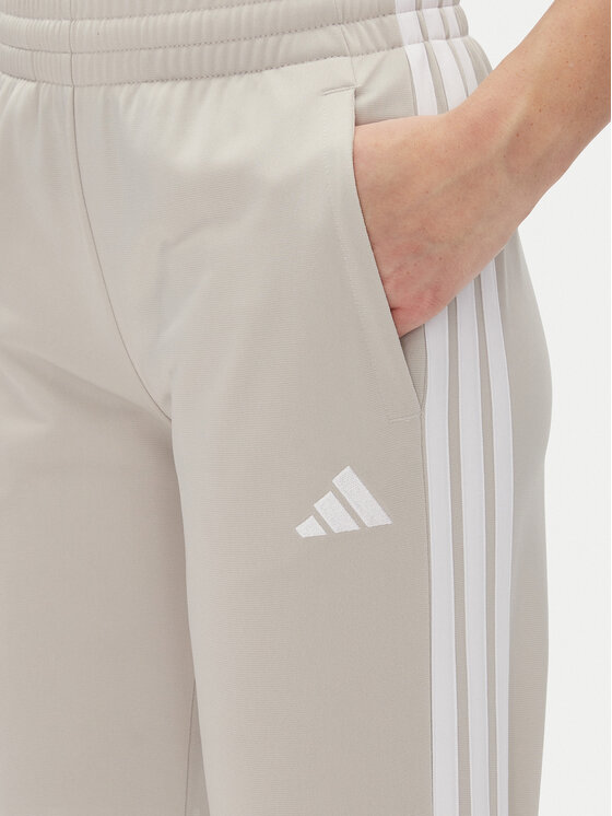 adidas adidas Долнище анцуг Tricot 3-Stripes JD4536 Бежов Regular Fit